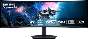 Samsung 49-inch Odyssey G9 Series (240Hz)