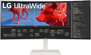 LG 38WR85QC-W 38 inch Curved UltraWide Monitor