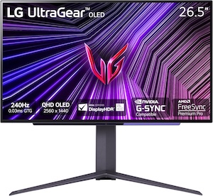 LG ‎27GS95QE 27-inch Ultragear OLED Gaming Monitor